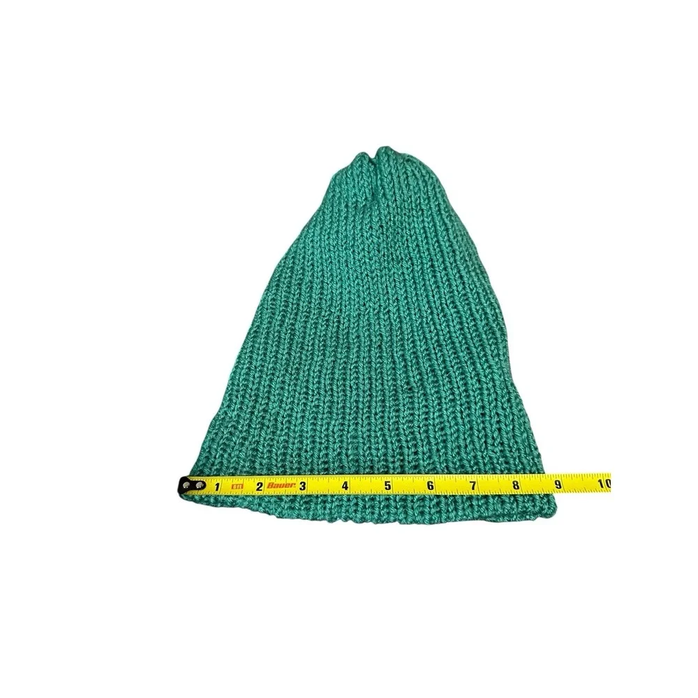 NEW knitted handmade beanie hat adult one size teen men women double layer thick